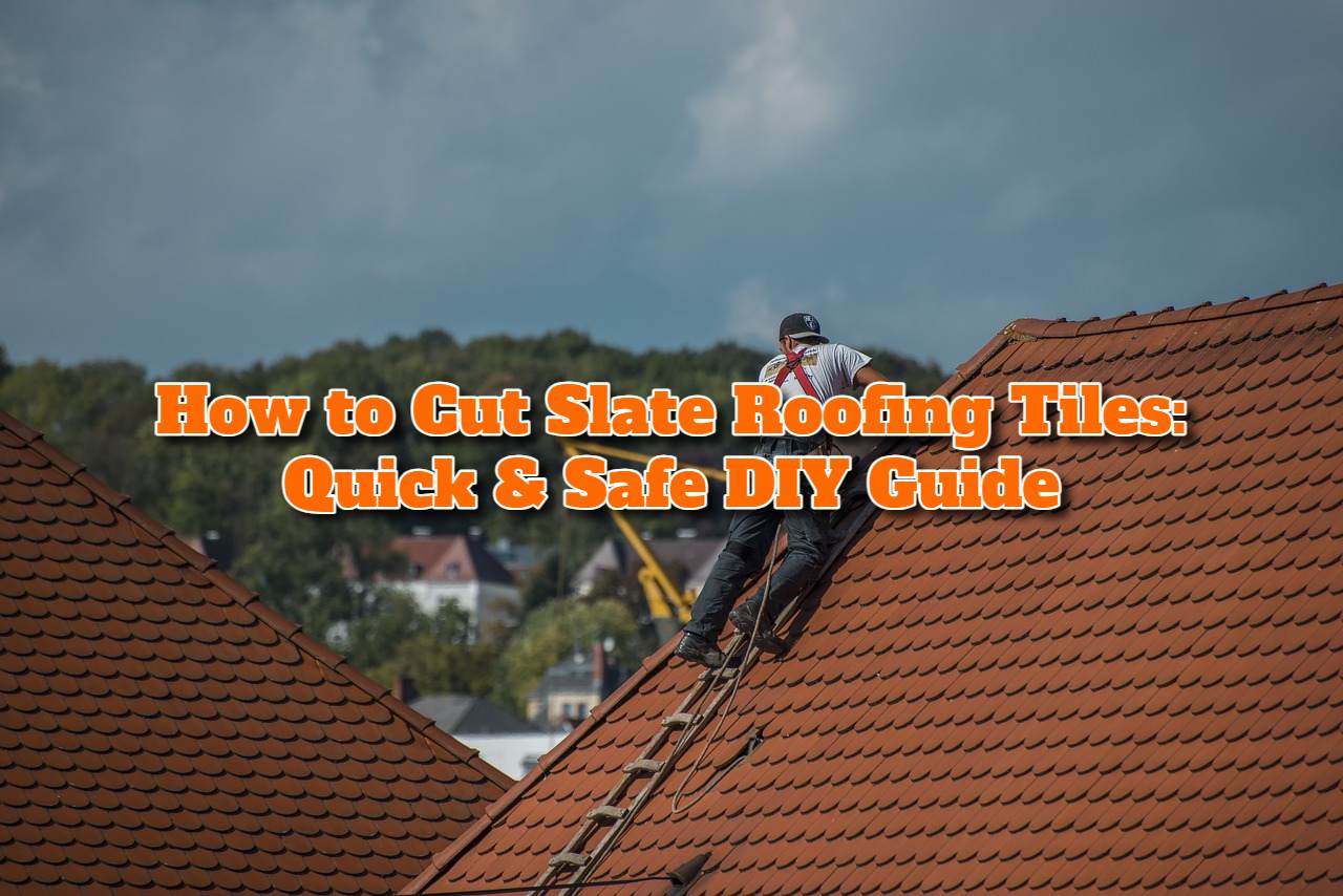 How to Cut Slate Roofing Tiles