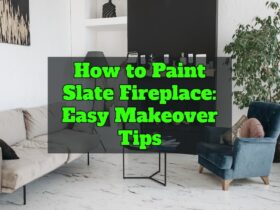 How to Paint Slate Fireplace