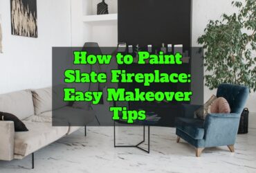 How to Paint Slate Fireplace