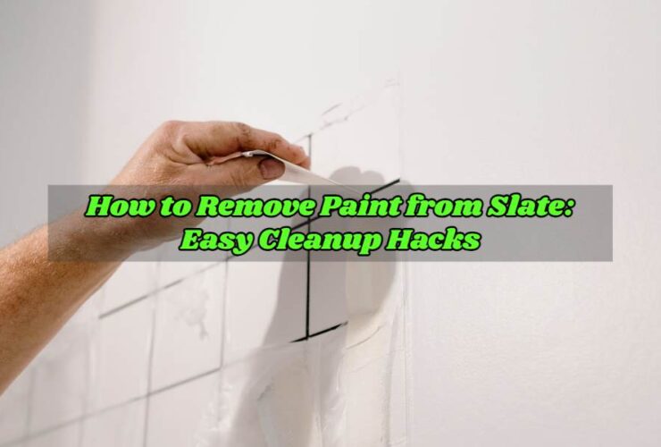 How to Remove Paint from Slate